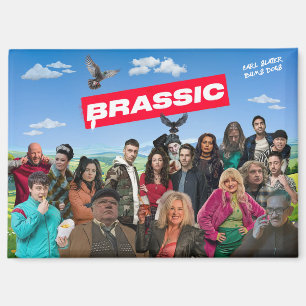 Imán Rectángulo de Brassic Fridge Magnet