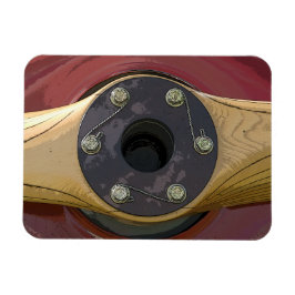 Imán Rectángulo de la hélice del avión de madera