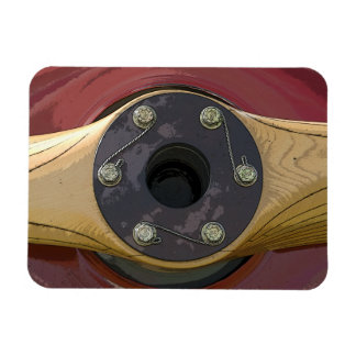 Imán Rectángulo de la hélice del avión de madera