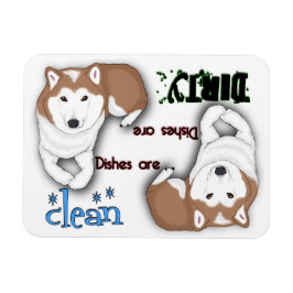 Imán Rectángulo Shiba Inu Dishlavavajillas Magnet