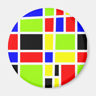 Imán Rectángulos coloridos