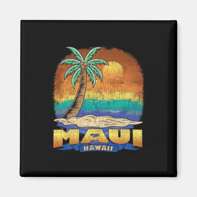 Imán Recuento con problemas de cosecha Maui Hawaii (Frente)