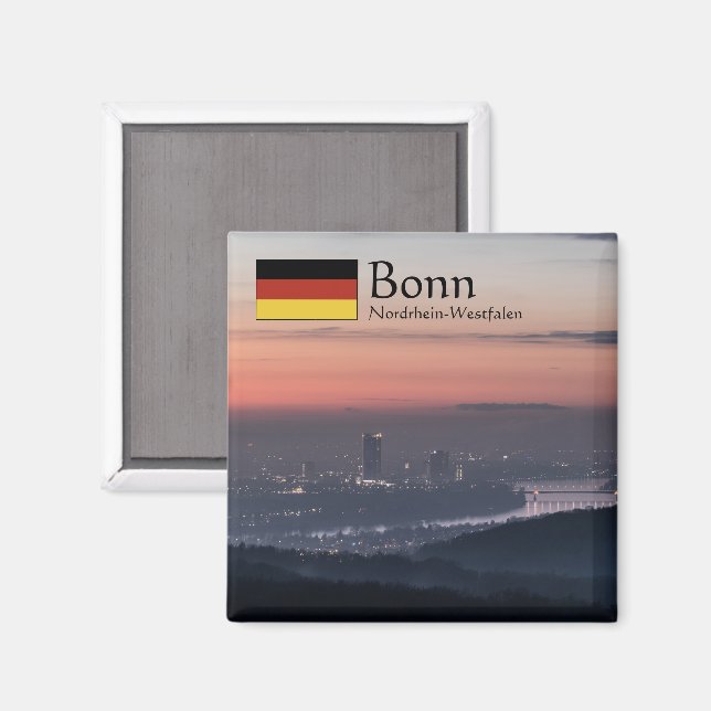 Imán Recuento de Alemania de Bonn (Anverso/Reverso)