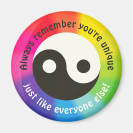 Imán ¡Recuerda que eres único, como todos los demás!