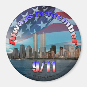 Imán Recuerde siempre 9/11