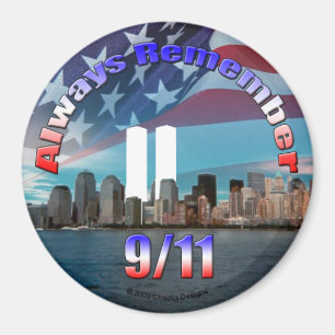 Imán Recuerde siempre 9/11