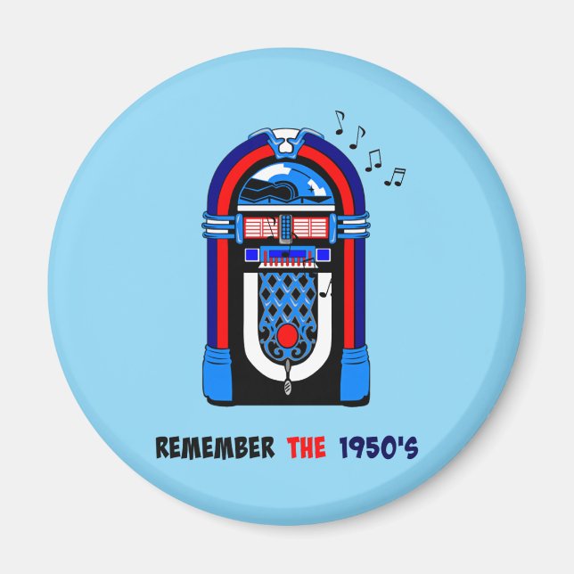 Imán Recuerden los años 50 (Frente)