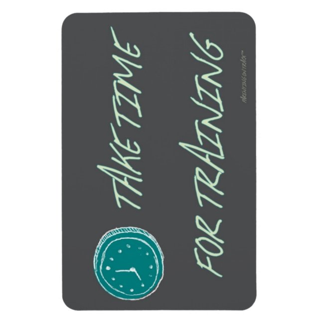 Imán ¡Recuérdese que la capacitación de los niños vale  (Vertical)