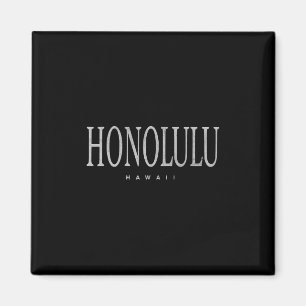 Imán Recuerdo Clic de Vacaciones en Honolulu Hawaii 