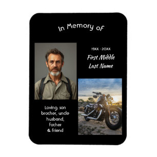 Imán Recuerdo conmemorativo de motocicleta Chopper