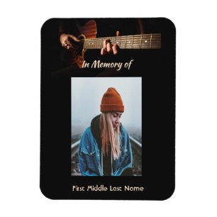 Imán Recuerdo conmemorativo de música guitarra