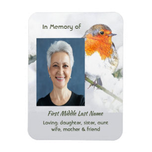 Imán Recuerdo conmemorativo petirrojo inglés
