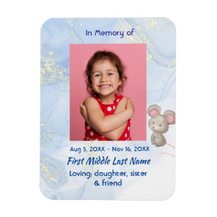 Imán Recuerdo conmemorativo ratón pequeño lindo niños