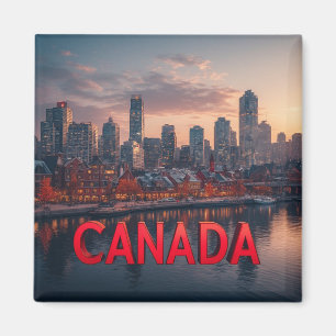 Imán Recuerdo de Canadá para coleccionistas de viajes s
