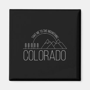 Imán Recuerdo de Colorado Hiking Llévame a las Montañas