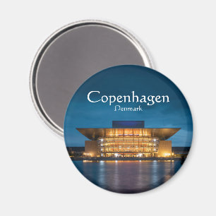 Imán Recuerdo de Copenhague Dinamarca