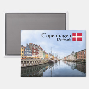 Imán Recuerdo de Copenhague Nyhavn