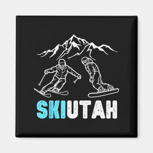 Imán Recuerdo de esquí utah esquí esquí vacaciones