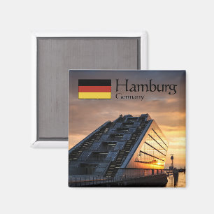 Imán Recuerdo de Hamburgo