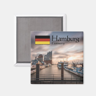 Imán Recuerdo de Hamburgo