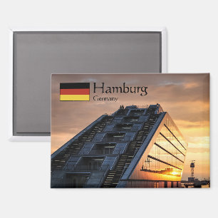 Imán Recuerdo de Hamburgo Alemania