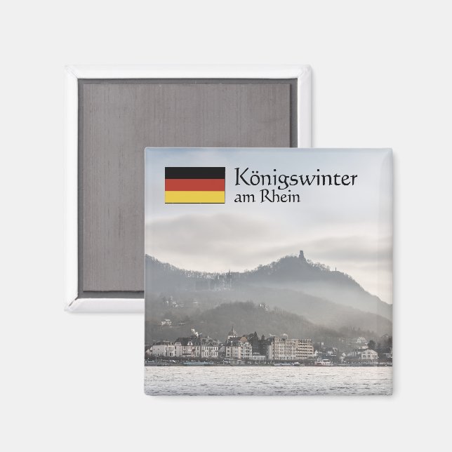 Imán Recuerdo de Königswinter (Anverso/Reverso)