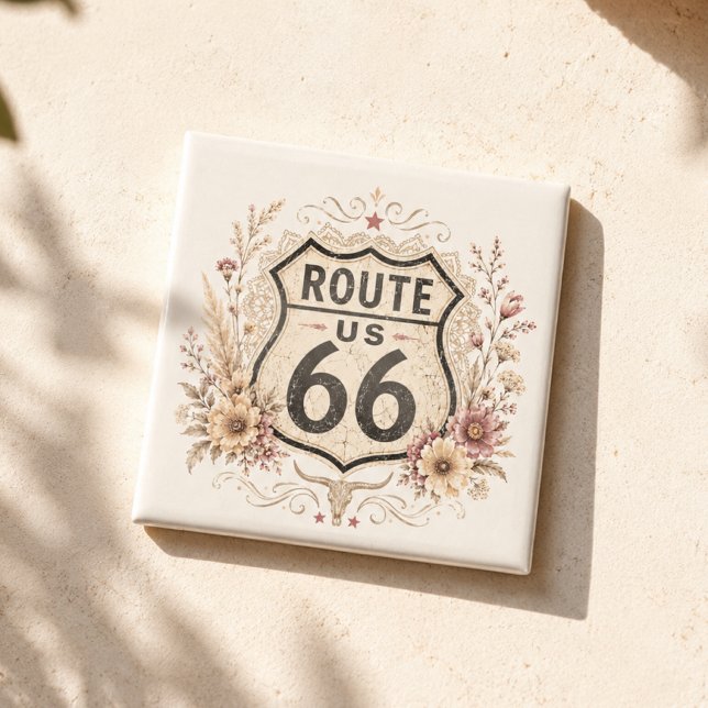 Imán Recuerdo de la carretera madre floral boho (Subido por el creador)
