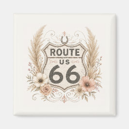 Imán Recuerdo de la carretera madre floral boho