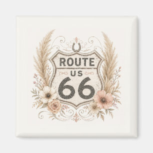 Imán Recuerdo de la carretera madre floral boho