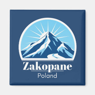 Imán recuerdo de la estación de esquí de Zakopane Polan