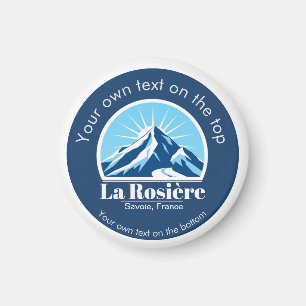 Imán Recuerdo de la estación de esquí La Rosière Savoie