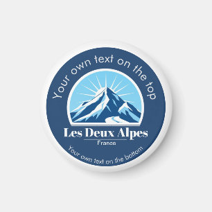 Imán Recuerdo de la estación de esquí Les Deux Alpes Is