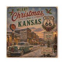 Recuerdo de la ruta 66 de Galena Kansas