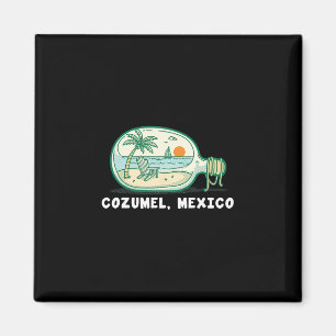 Imán Recuerdo De La Vacación En Cozumel México Viaje Ho