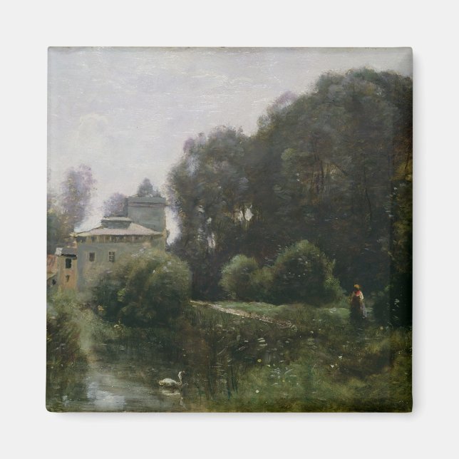 Imán Recuerdo de la Villa Borghese, 1855 (Frente)