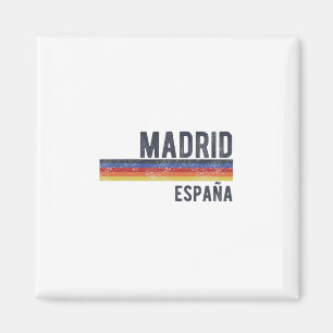 Imán Recuerdo de Madrid España Silueta Men Women Españ