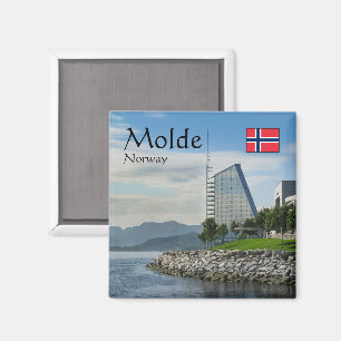 Imán Recuerdo de Molde Noruega