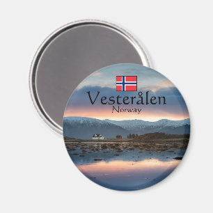 Imán Recuerdo de Noruega Vesteralen