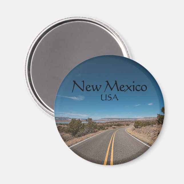 Imán Recuerdo de Nuevo México  (Anverso/Reverso)