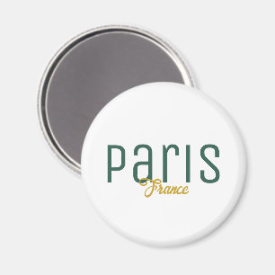 Imán Recuerdo de París, Francia