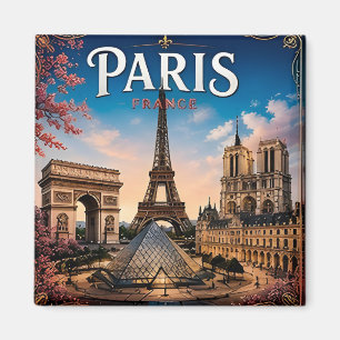 Imán 🧲 Recuerdo de París Francia De Tu Viaje Europeo