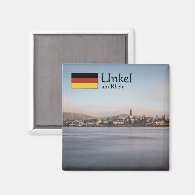 Imán Recuerdo de Unkel (Anverso/Reverso)