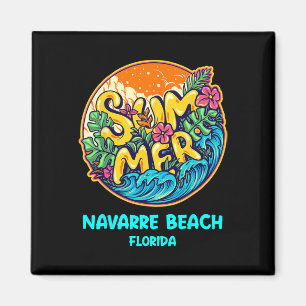 Imán Recuerdo de vacaciones de verano en Navarre Beach