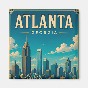 Imán Recuerdo de vacaciones en Atlanta Georgia 🍑