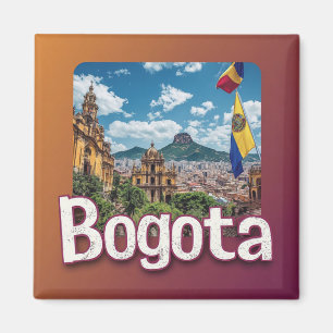 Imán Recuerdo de vacaciones en Bogotá Colombia para ama