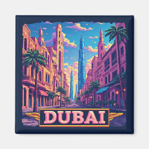 Imán 🧲 Recuerdo de vacaciones en Dubai para viajeros �