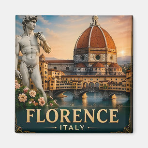 Imán Recuerdo de vacaciones en Florencia Italia para vi