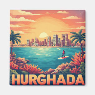 Imán Recuerdo de vacaciones en Hurghada Egipto para col