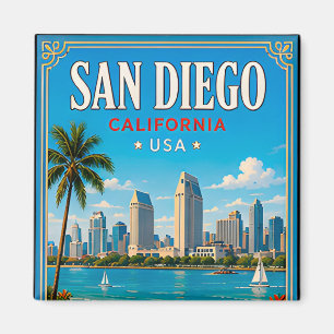 Imán 🌊 Recuerdo de vacaciones en la playa de San Diego