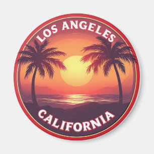 Imán Recuerdo de vacaciones en Los Ángeles California